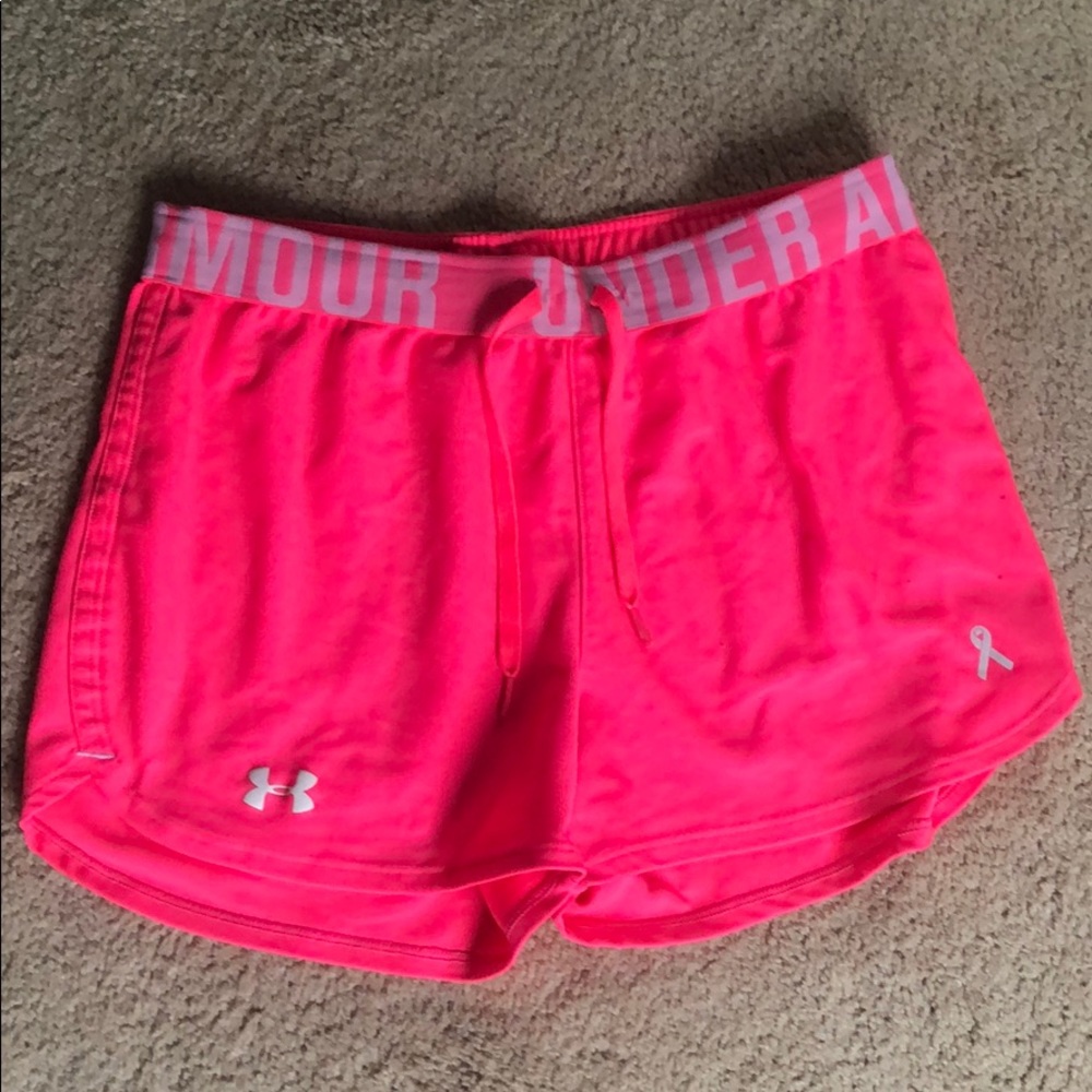 3 for $15/ 5 for $25 Pink UA shorts